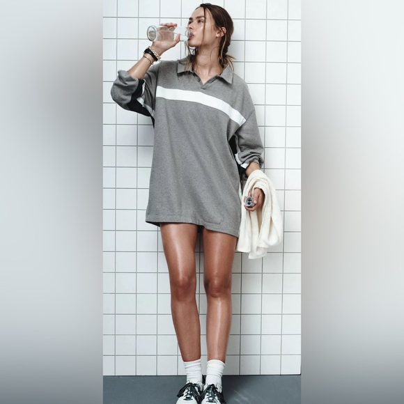 Gola x Anthropologie Team Jersey Dress - Size Small - NWT - Picture 1 of 5